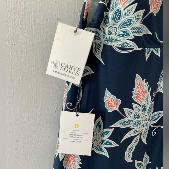 Carve Designs Floral UPF Dress NWT - Picture 3 of 3